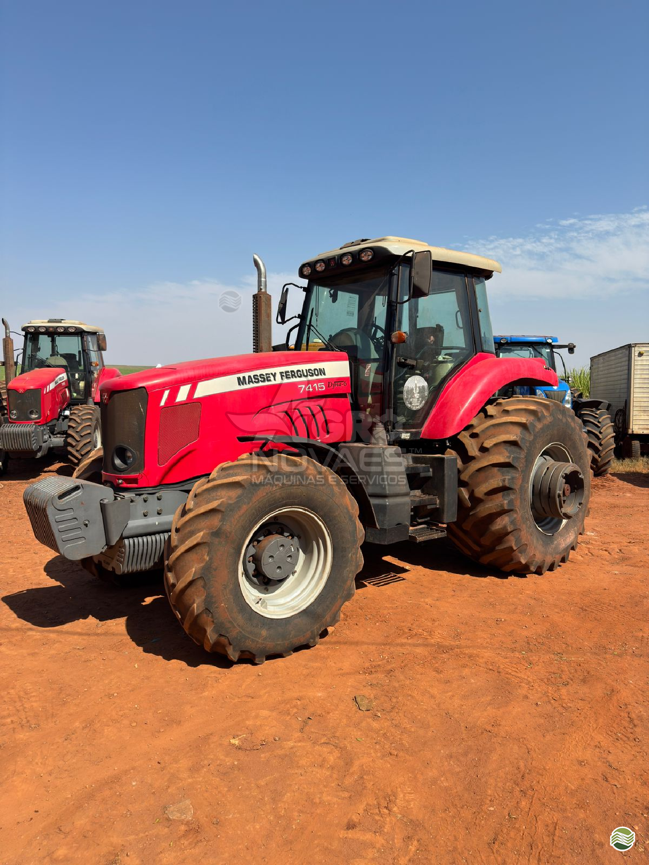 TRATOR MASSEY FERGUSON MF 7415 Tração 4x4 Agro Novaes Máquinas Agrícolas FERNANDOPOLIS SÃO PAULO SP